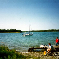 Dynamic Equilibrium at anchor off Garden Island